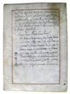 MANUSCRIPT.  Vellum document in Latin from the Collegium Juristarum of Cesena conferring doctorate in canon and civil law.  1672